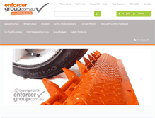 Tablet Screenshot of enforcergroup.com.au